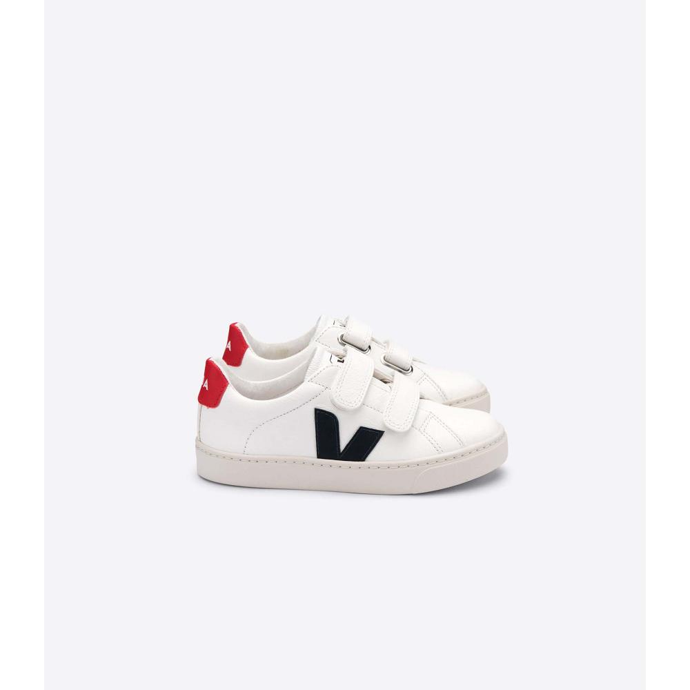 Αθλητικά Παπούτσια παιδικα Veja ESPLAR CHROMEFREE White/Black/Red | GR 835PJJ